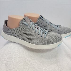 Cole Haan Womens Mesh Grand Pro Gray Sneakers Lace Up Size 9